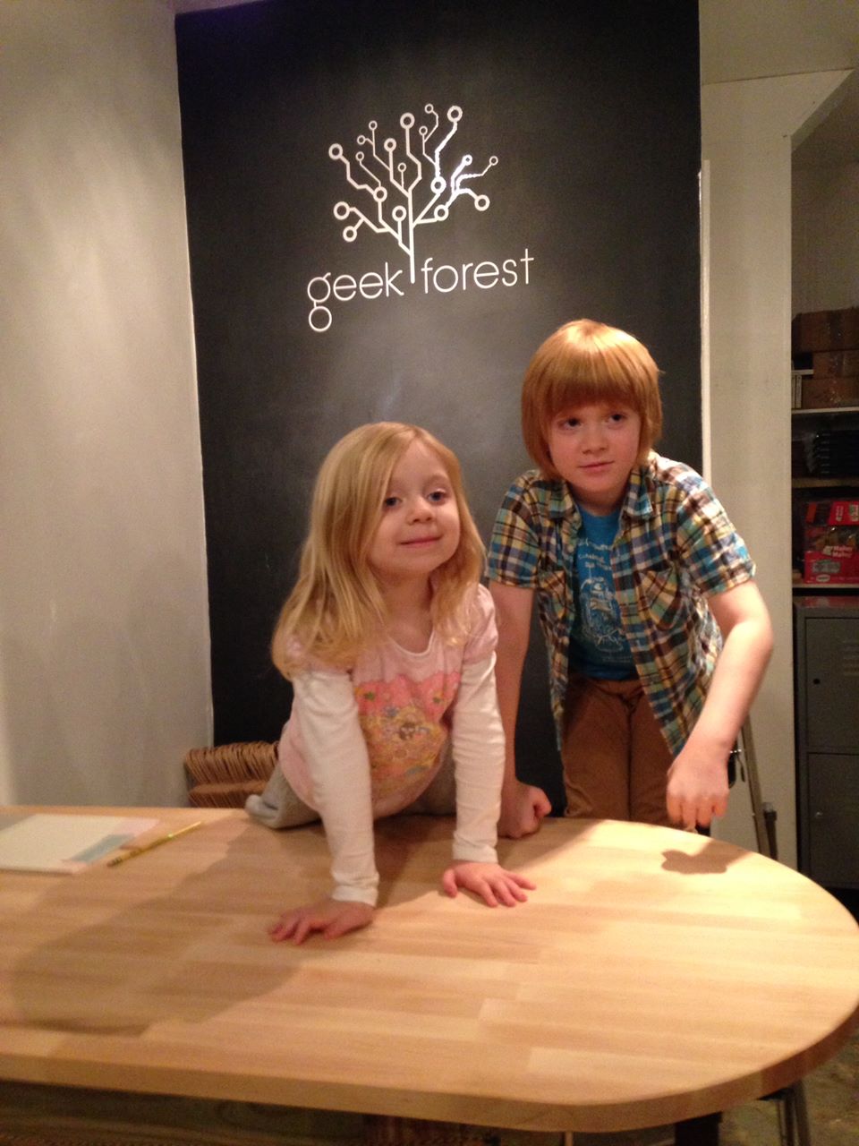 Lilou and Mira at Geek Forest store opening 2015